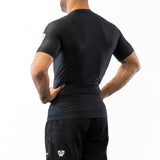 ICON SHORT-SLEEVE RASH GUARD | BLACK