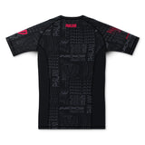 DISTORTION SHORT-SLEEVE RASH GUARD