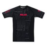 DISTORTION SHORT-SLEEVE RASH GUARD