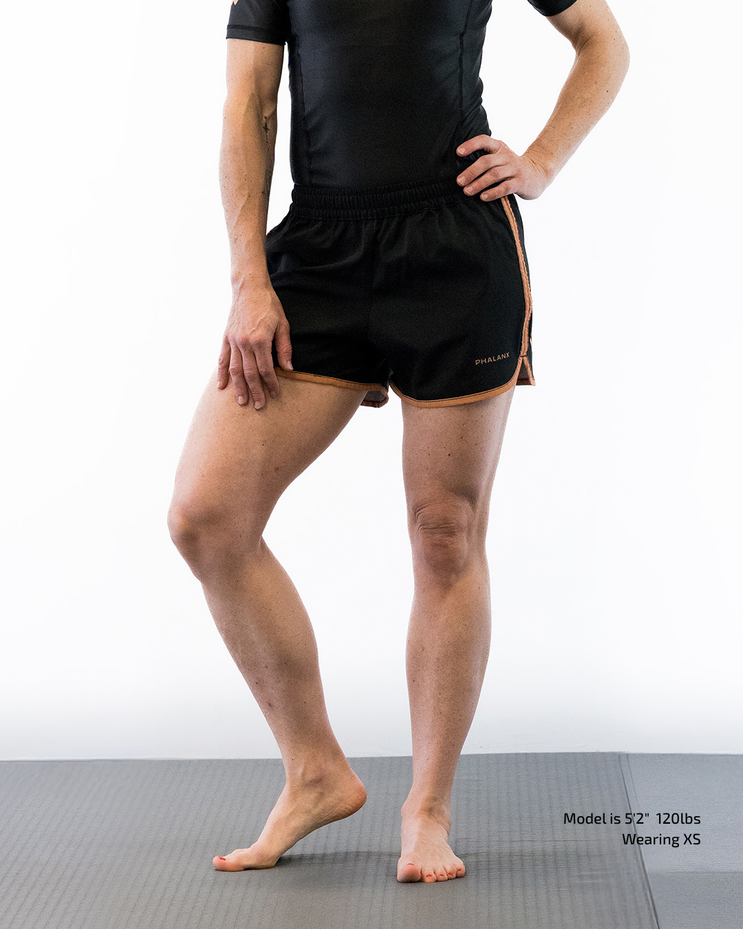 Phalanx Women's Jiu-jitsu BJJ fight shorts are perfect for training jiu-jitsu, No-Gi, grappling, MMA—mixed martial arts, Brazilian Jiu-jitsu, wrestling, and judo. It is also perfect for no gi JJ or gi jiu jitsu, and it can be worn at Spartan Race, Tough Mudder, Yoga, Surfing, Fitness—all athletics!