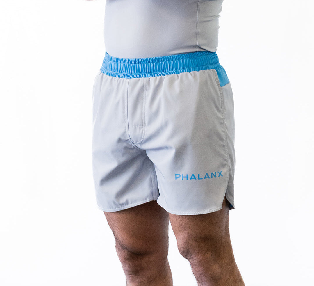 Phalanx Jiu-jitsu BJJ fight shorts are perfect for training jiu-jitsu, No-Gi, grappling, MMA—mixed martial arts, Brazilian Jiu-jitsu, wrestling, and judo. It is also perfect for no gi JJ or gi jiu jitsu, and it can be worn at Spartan Race, Tough Mudder, Yoga, Surfing, Fitness—all athletics!
