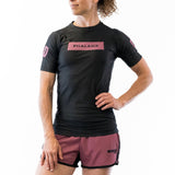 SUB HNTR II SHORT-SLEEVE RASH GUARD | PLUM