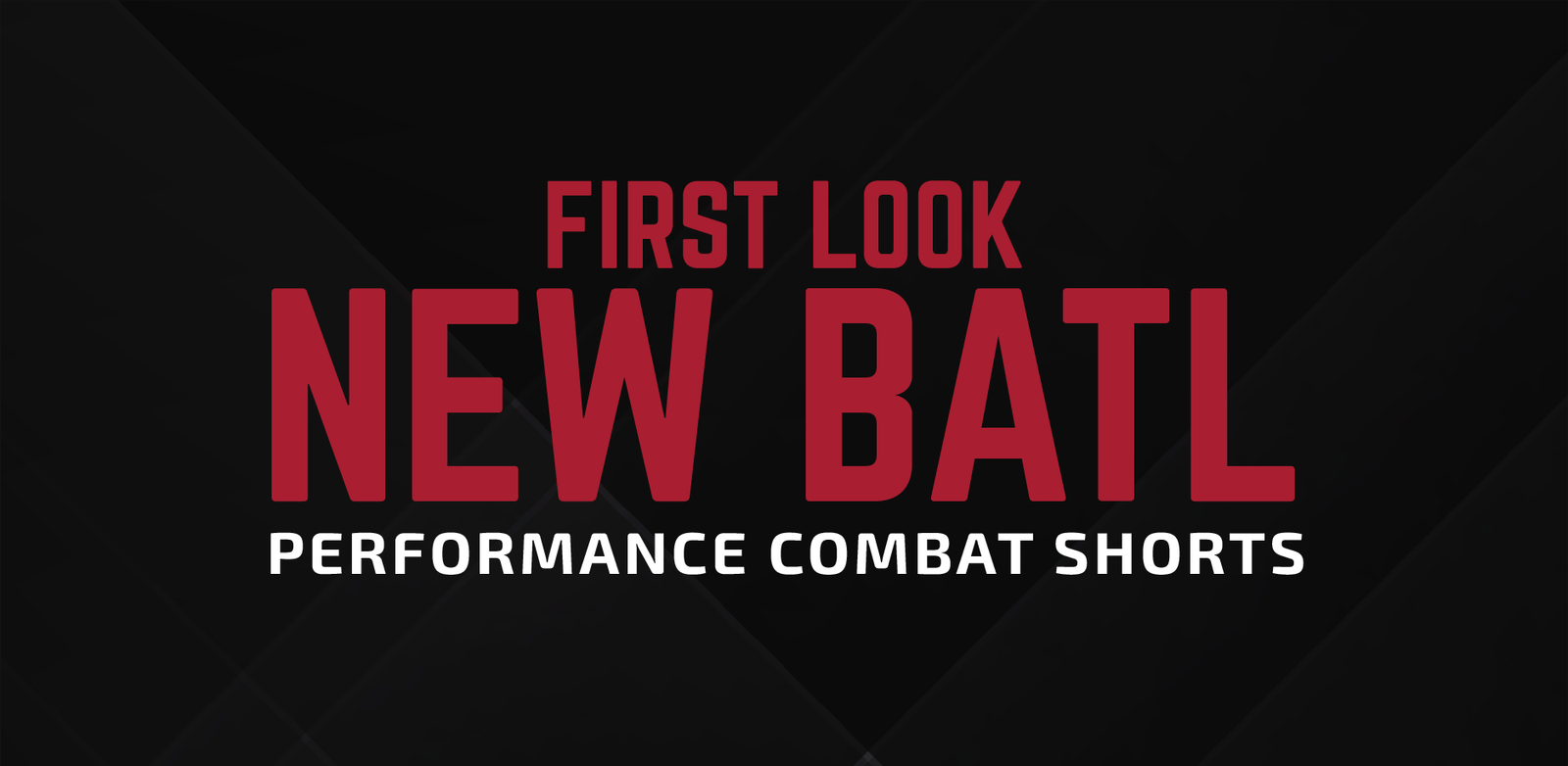 FIRST LOOK *NEW* BATL PERFORMANCE COMBAT SHORTS