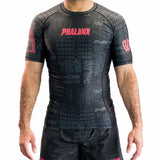 DISTORTION SHORT-SLEEVE RASH GUARD