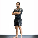 GLITCH NOIR HPTX JIU JITSU SHORTS