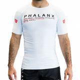 WEST COAST WARFARE SHORT-SLEEVE RASH GUARD | WHITE & BLACK