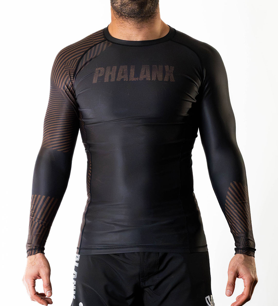 CHAOS 2026 RANKED LS RASH GUARD | BROWN