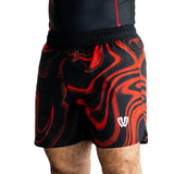 TEAM DUAL HPTX JIU JITSU SHORTS (5” Inseam) | RED