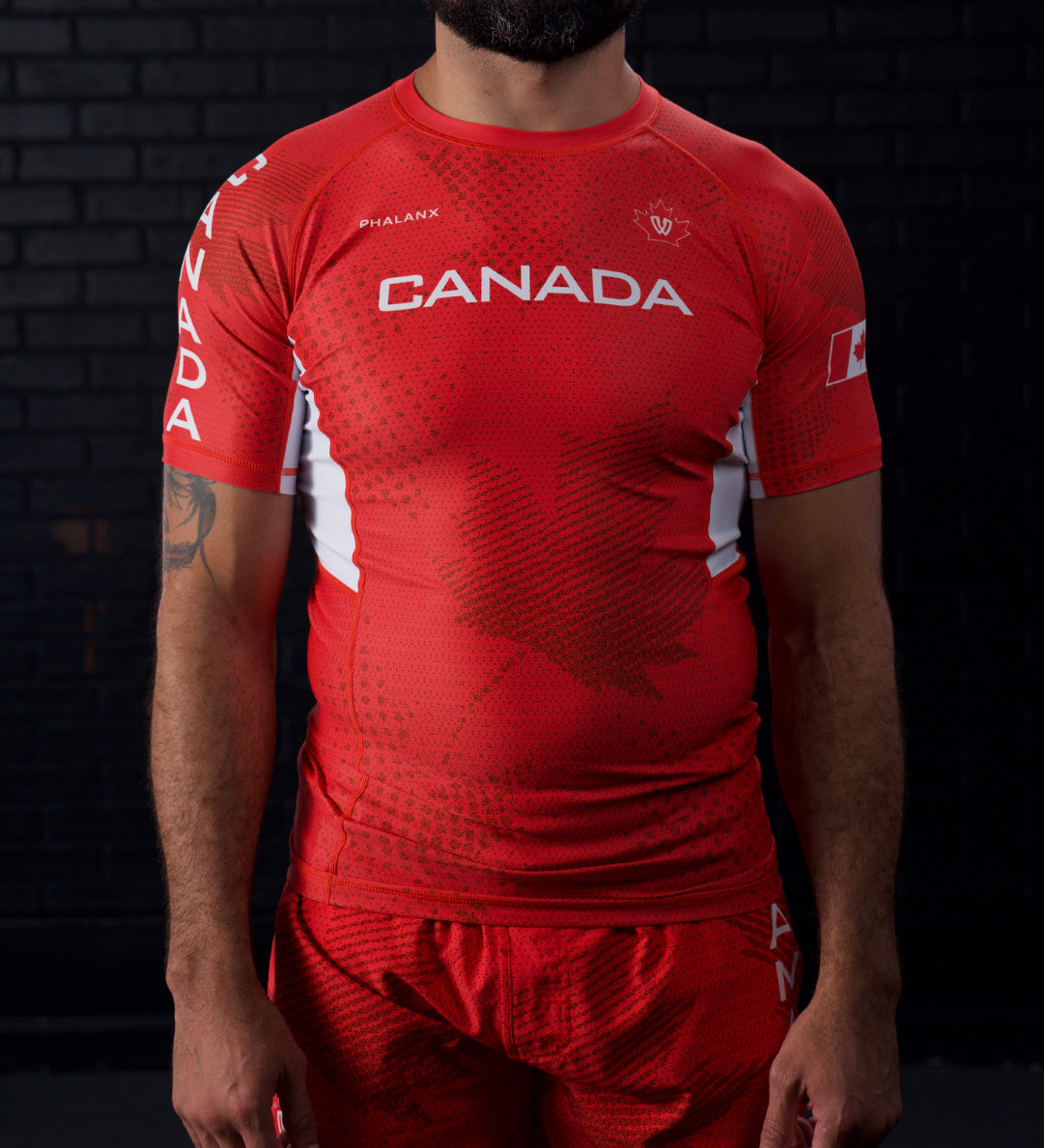 CANADA NATIONALS SHORT SLEEVE RASH GUARD