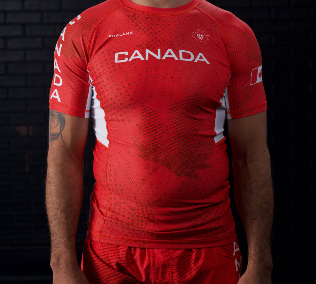 NATIONALS SHORT-SLEEVE RASH GUARD | CANADA
