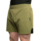 COMP-ONE ESSENTIALS 5" NO GI SHORTS | ARMY GREEN