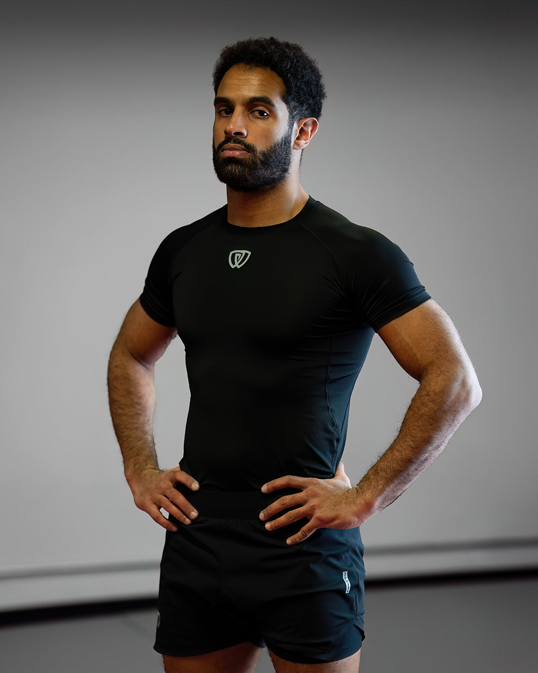 Phalanx jiu jitsu rash guard for BJJ and MMA, compression top short sleeve rashguard perfect for No Gi Jiu Jitsu, Brazilian Jiu-Jitsu and Mixed Martial Arts - all grappling and wrestling Spartan Race, Tough Mudder, Surfing, Yoga - all athletics! Workout clothes for a wide range of everyday sports, gym wear and exercise activities.