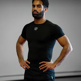 Phalanx jiu jitsu rash guard for BJJ and MMA, compression top short sleeve rashguard perfect for No Gi Jiu Jitsu, Brazilian Jiu-Jitsu and Mixed Martial Arts - all grappling and wrestling Spartan Race, Tough Mudder, Surfing, Yoga - all athletics! Workout clothes for a wide range of everyday sports, gym wear and exercise activities.