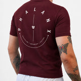 DMC T-SHIRT | BURGUNDY