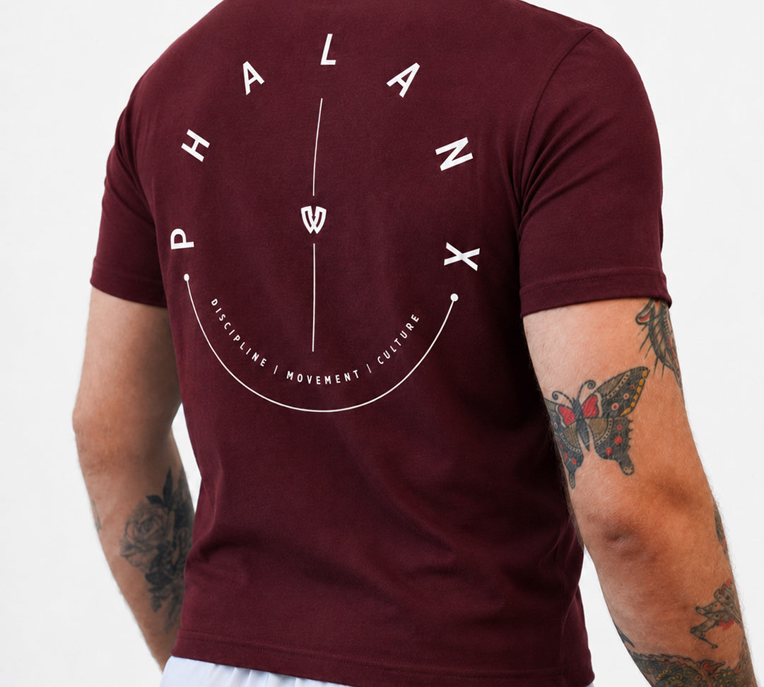 DMC T-SHIRT | BURGUNDY