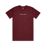 FOUNDATION SILICONE T-SHIRT | BURGUNDY
