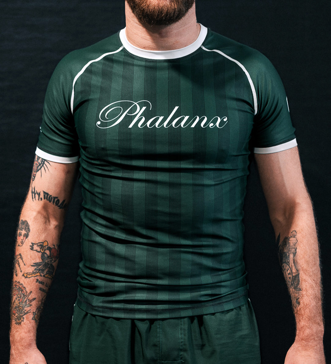 EVERGREEN SHORT SLEEVE RASH GUARD