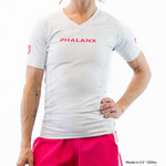 Phalanx Women's Jiu-jitsu BJJ short-sleeve rash guard is perfect for training jiu-jitsu, no-gi grappling, MMA—mixed martial arts, Brazilian Jiu-jitsu, wrestling, and judo. It is also perfect for no-gi JJ or gi jiu-jitsu, and it can be worn at Spartan Race, Tough Mudder, Yoga—all athletics!
