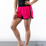 Phalanx Women's Jiu-jitsu BJJ fight shorts are perfect for training jiu-jitsu, No-Gi, grappling, MMA—mixed martial arts, Brazilian Jiu-jitsu, wrestling, and judo. It is also perfect for no gi JJ or gi jiu jitsu, and it can be worn at Spartan Race, Tough Mudder, Yoga, Surfing, Fitness—all athletics!