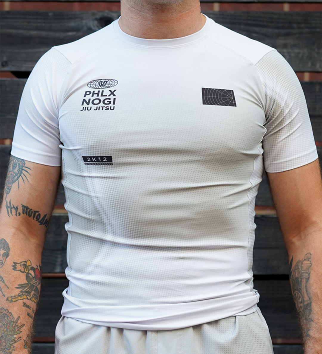 WHITEOUT SHORT SLEEVE RASH GUARD