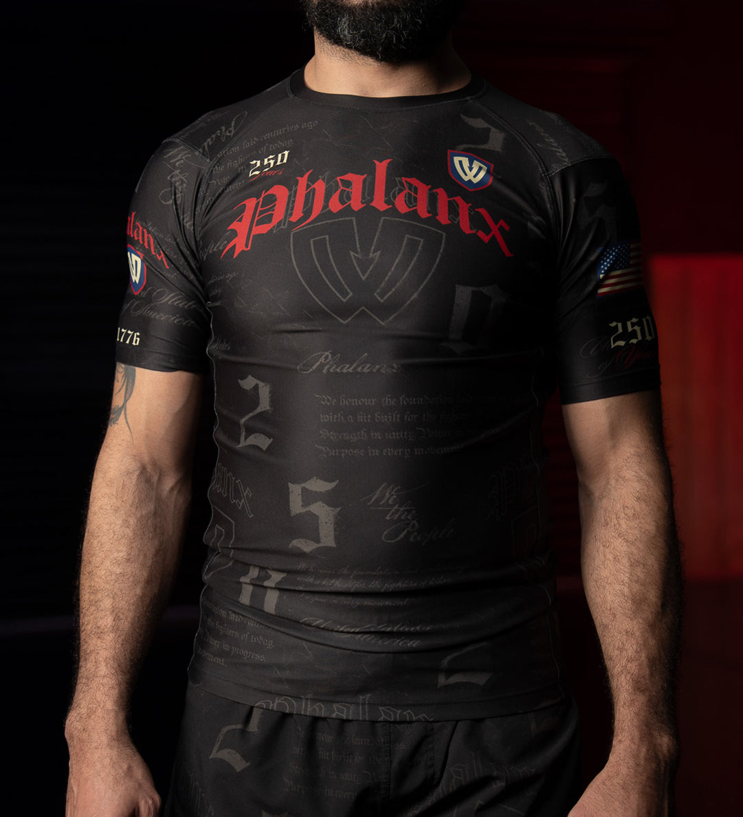 LIBERTY SHORT SLEEVE RASH GUARD