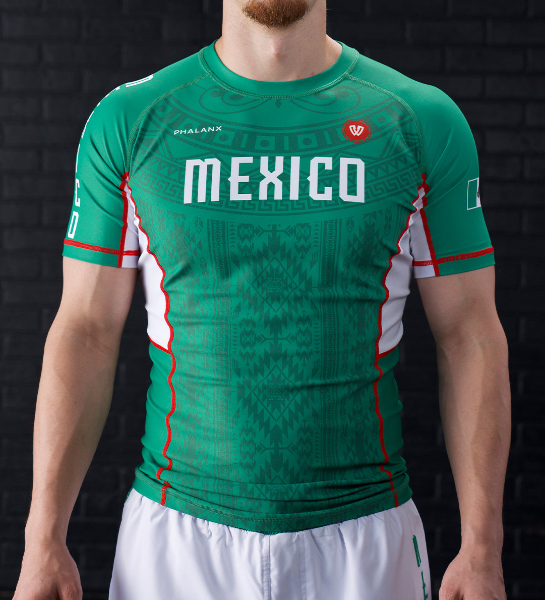 MEXICO NATIONALS SHORT SLEEVE RASH GUARD