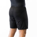 Black Phalanx jiu jitsu shorts with gray accents