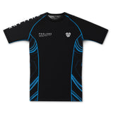 TEAM DUEL SHORT-SLEEVE RASH GUARD | BLUE