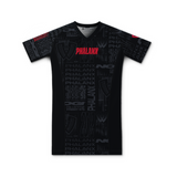 DISTORTION WOMEN'S SHORT-SLEEVE RASH GUARD