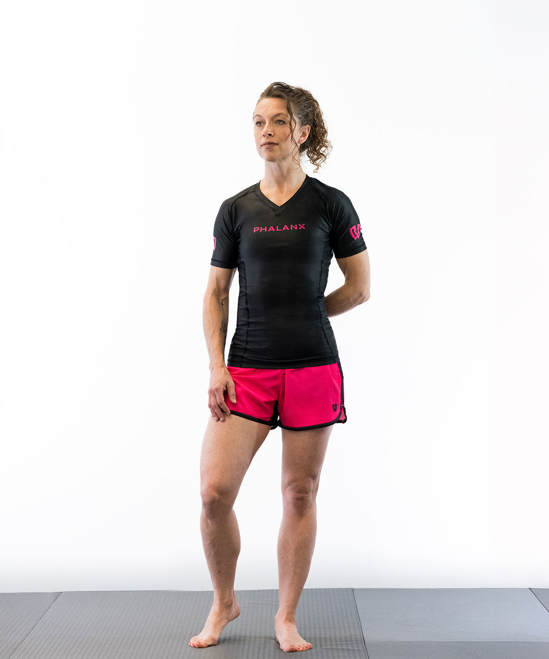 Black Icon Women's Short-Sleeve +  5" Pink ATLA Kit
