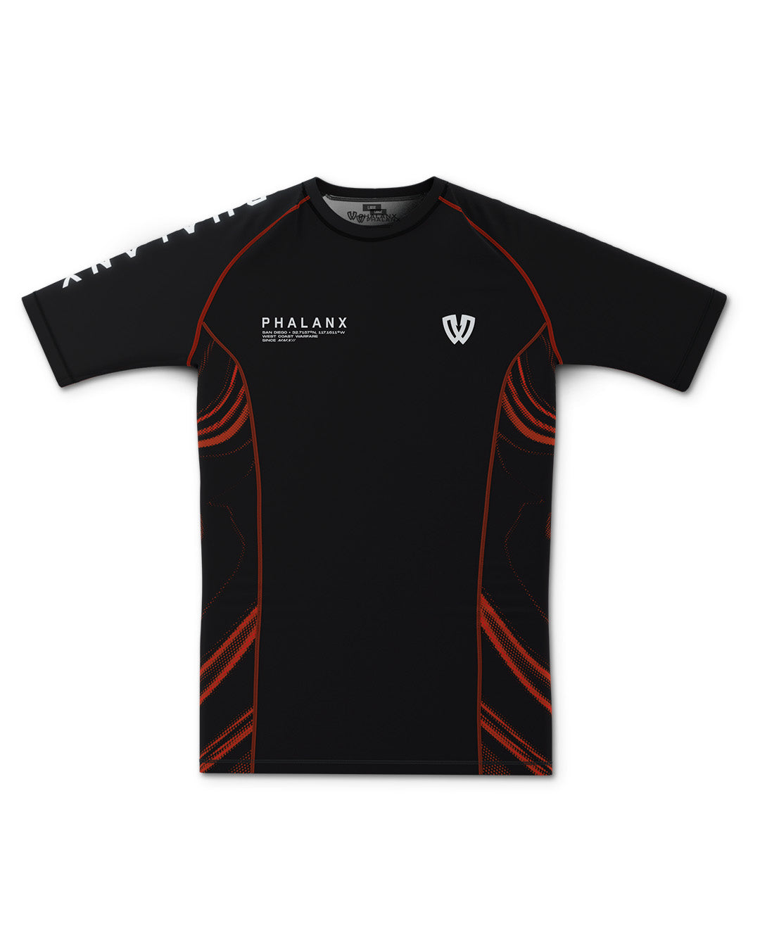 TEAM DUEL SHORT-SLEEVE RASH GUARD | RED – Phalanx Formations