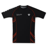 RED MARBLE RASH GUARD