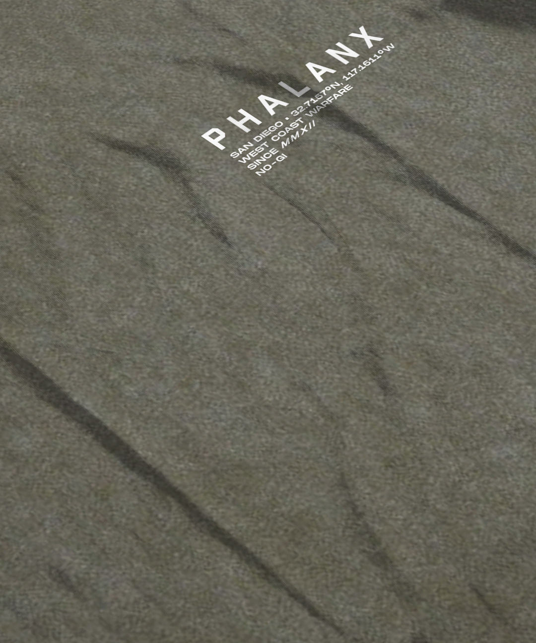 WEST COAST WARFARE T-SHIRT - MOSS