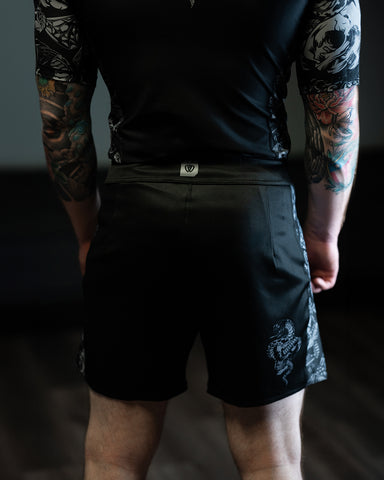 Phalanx jiu jitsu fight shorts for BJJ and MMA, perfect for No Gi Jiu Jitsu or Brazilian Jiu-Jitsu and Mixed Martial Arts - all grappling and wrestling plus surfing and yoga!