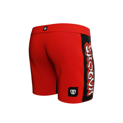 Phalanx jiu jitsu fight shorts for BJJ and MMA, perfect for No Gi Jiu Jitsu or Brazilian Jiu-Jitsu and Mixed Martial Arts - all grappling and wrestling plus surfing and yoga!