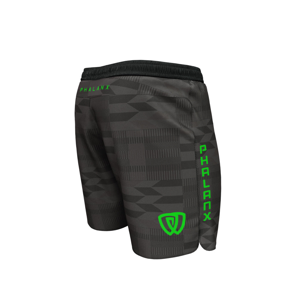 Phalanx jiu jitsu fight shorts for BJJ and MMA, perfect for No Gi Jiu Jitsu or Brazilian Jiu-Jitsu and Mixed Martial Arts - all grappling and wrestling plus surfing and yoga!