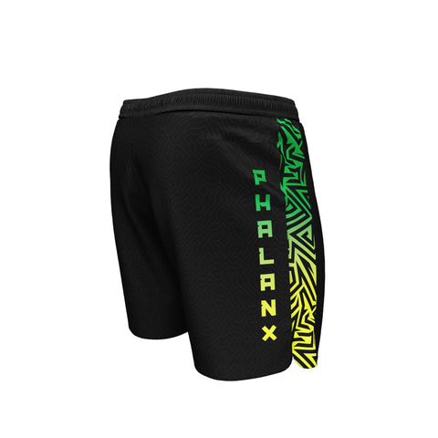 Phalanx jiu jitsu fight shorts for BJJ and MMA, perfect for No Gi Jiu Jitsu or Brazilian Jiu-Jitsu and Mixed Martial Arts - all grappling and wrestling plus surfing and yoga!