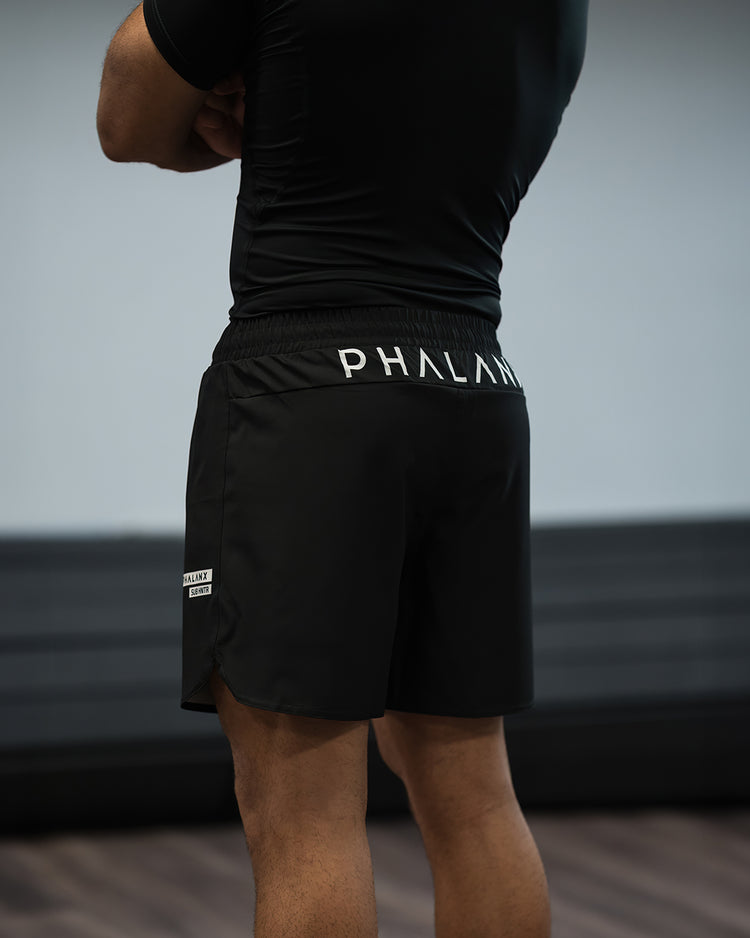 Phalanx jiu jitsu fight shorts for BJJ and MMA, perfect for No Gi Jiu Jitsu or Brazilian Jiu-Jitsu and Mixed Martial Arts - all grappling and wrestling plus surfing and yoga!