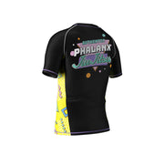 phalanx bjj kids rash guard for jiu jitsu and youth mma, perfect for no gi JJ kids class or gi jiujitsu kids class, short sleeve boys and girls rashguard, wear at Spartan Race, Tough Mudder, Yoga - all athletics!