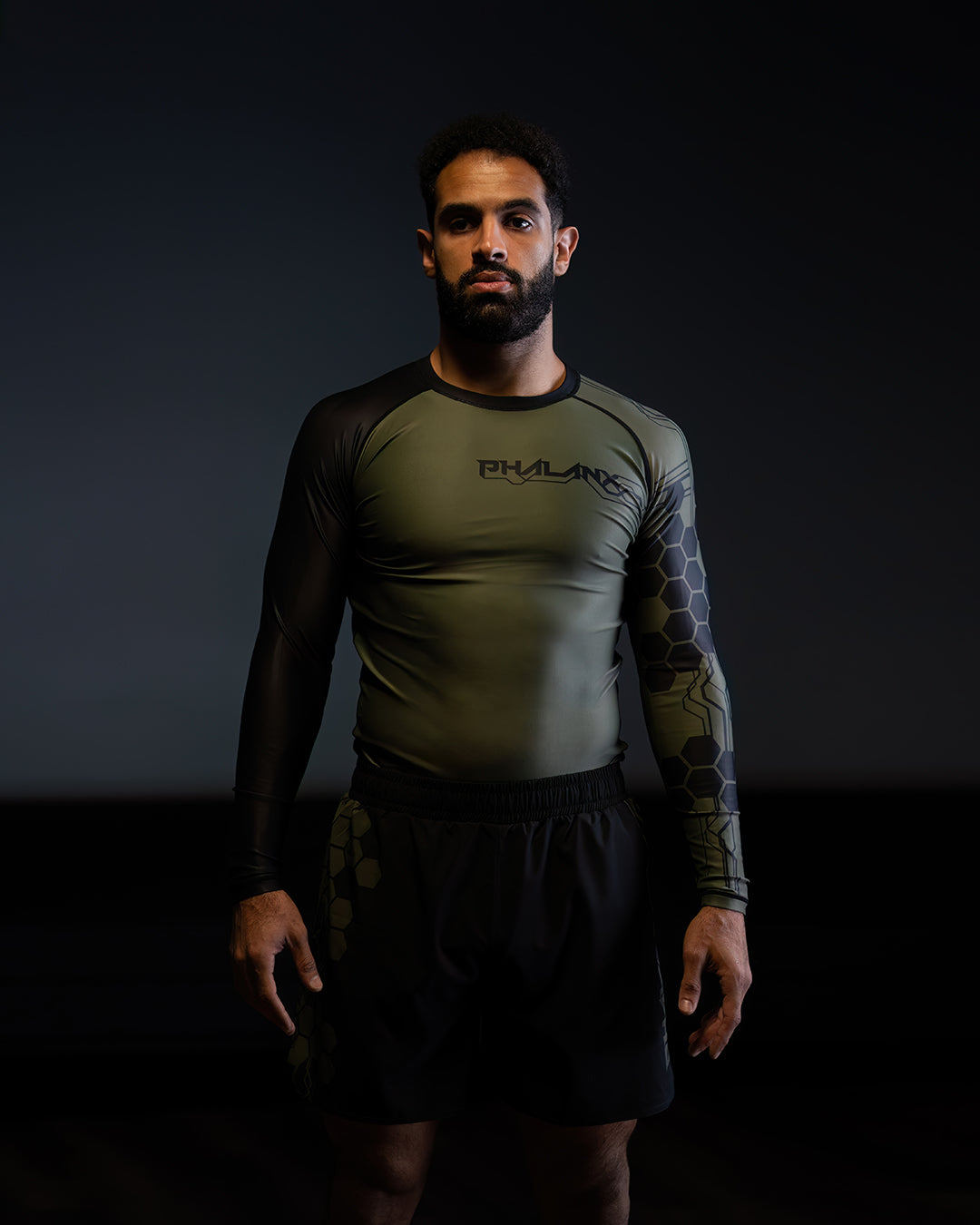 phalanx bjj rash guard for jiu jitsu and mma, perfect for no gi JJ or gi jiujitsu, short sleeve rashguard, wear at Spartan Race, Tough Mudder, Yoga - all athletics!