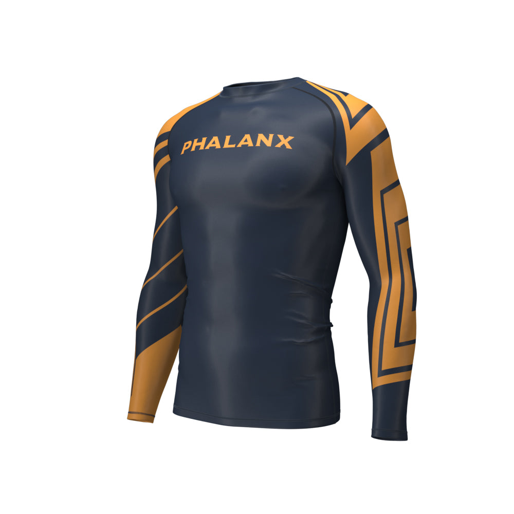 phalanx bjj rash guard for jiu jitsu and mma, perfect for no gi JJ or gi jiujitsu, short sleeve rashguard, wear at Spartan Race, Tough Mudder, Yoga - all athletics!