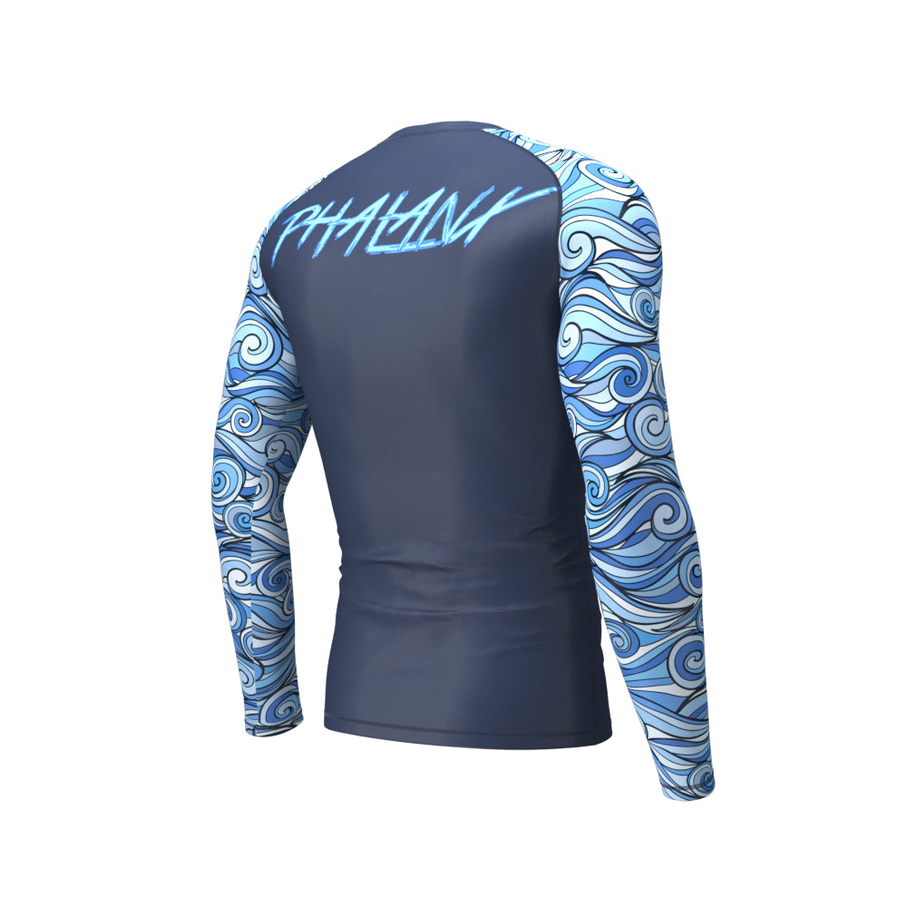 phalanx bjj rash guard for jiu jitsu and mma, perfect for no gi JJ or gi jiujitsu, short sleeve rashguard, wear at Spartan Race, Tough Mudder, Yoga - all athletics!