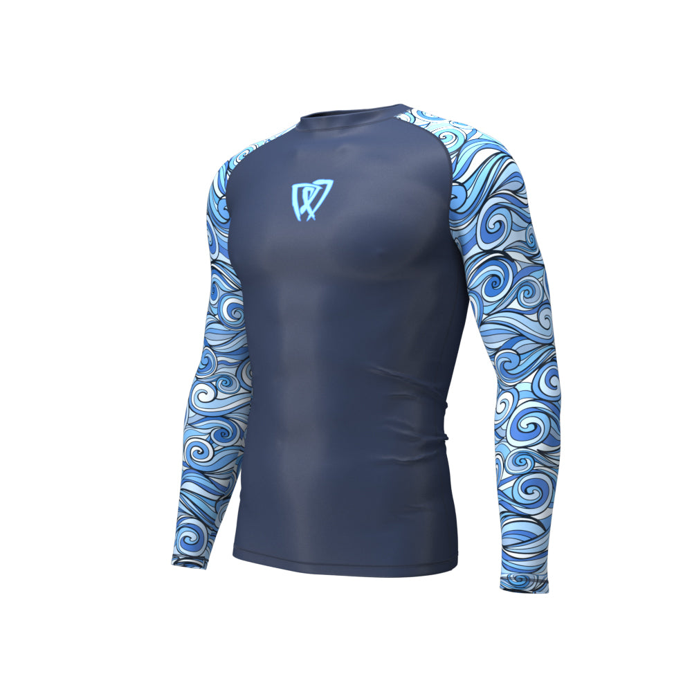 phalanx bjj rash guard for jiu jitsu and mma, perfect for no gi JJ or gi jiujitsu, short sleeve rashguard, wear at Spartan Race, Tough Mudder, Yoga - all athletics!