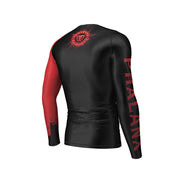 phalanx bjj rash guard for jiu jitsu and mma, perfect for no gi JJ or gi jiujitsu, short sleeve rashguard, wear at Spartan Race, Tough Mudder, Yoga - all athletics!