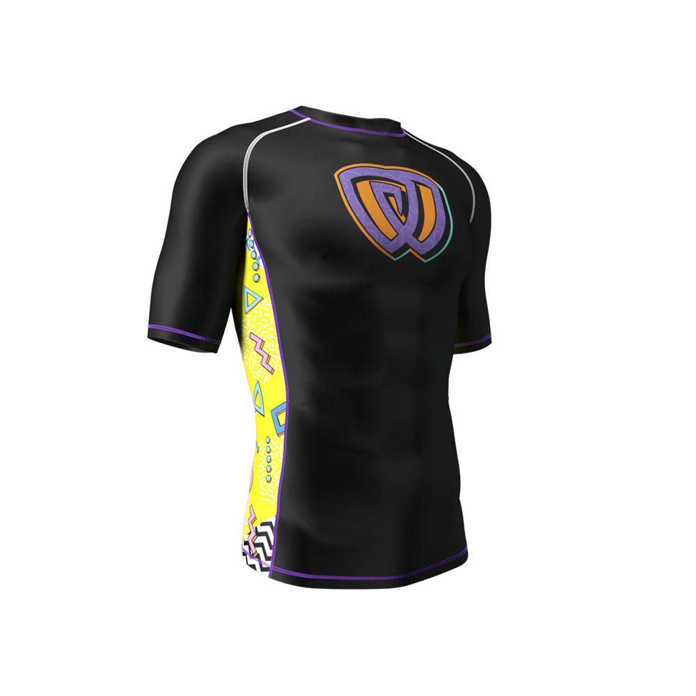 phalanx bjj rash guard for jiu jitsu and mma, perfect for no gi JJ or gi jiujitsu, short sleeve rashguard, wear at Spartan Race, Tough Mudder, Yoga - all athletics!