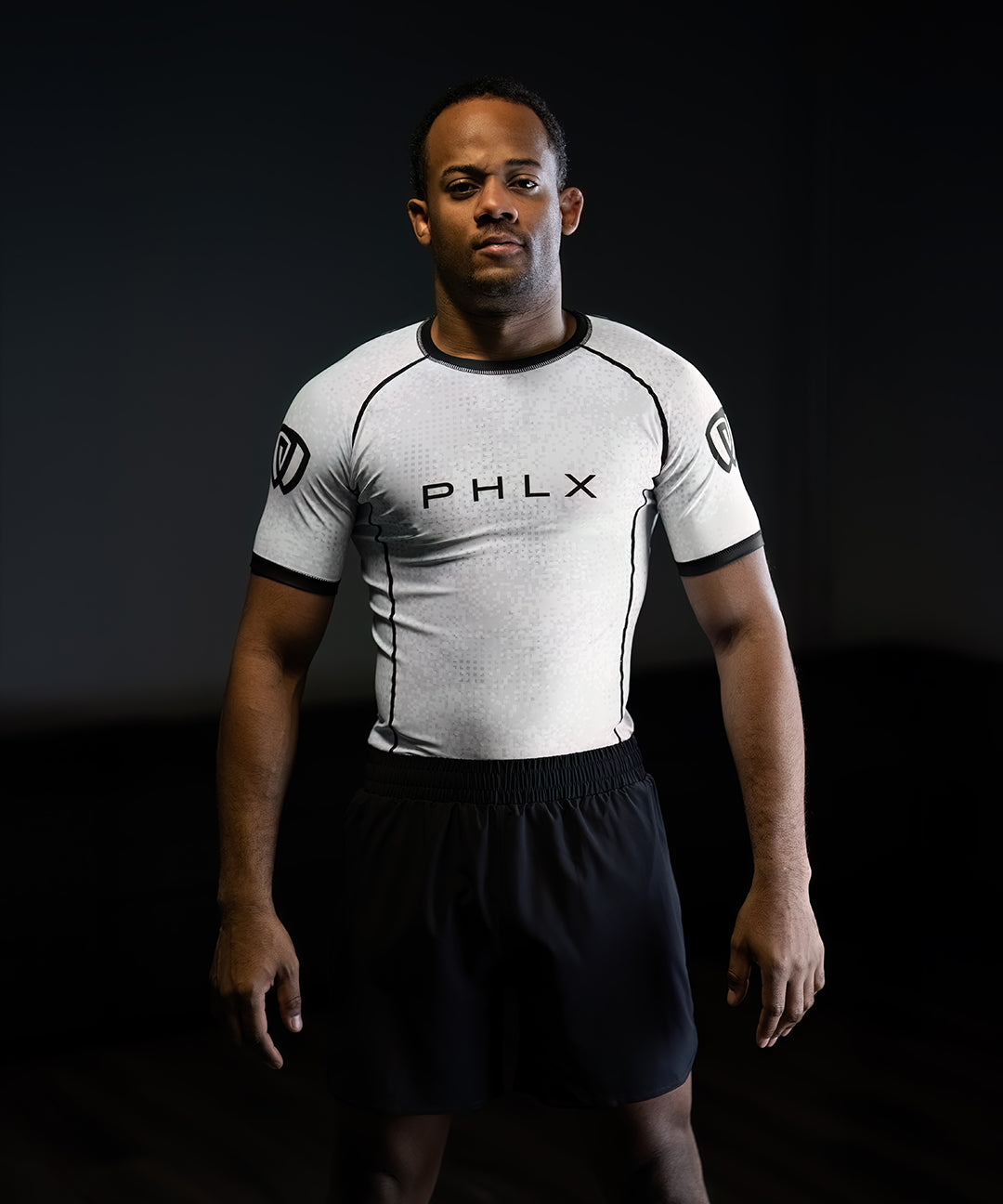 phalanx bjj rash guard for jiu jitsu and mma, perfect for no gi JJ or gi jiujitsu, short sleeve rashguard, wear at Spartan Race, Tough Mudder, Yoga - all athletics!
