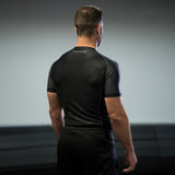 phalanx bjj rash guard for jiu jitsu and mma, perfect for no gi JJ or gi jiujitsu, short sleeve rashguard, wear at Spartan Race, Tough Mudder, Yoga - all athletics!