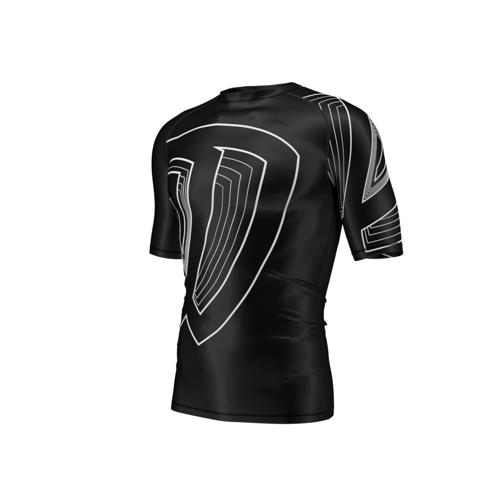 phalanx bjj rash guard for jiu jitsu and mma, perfect for no gi JJ or gi jiujitsu, short sleeve rashguard, wear at Spartan Race, Tough Mudder, Yoga - all athletics!