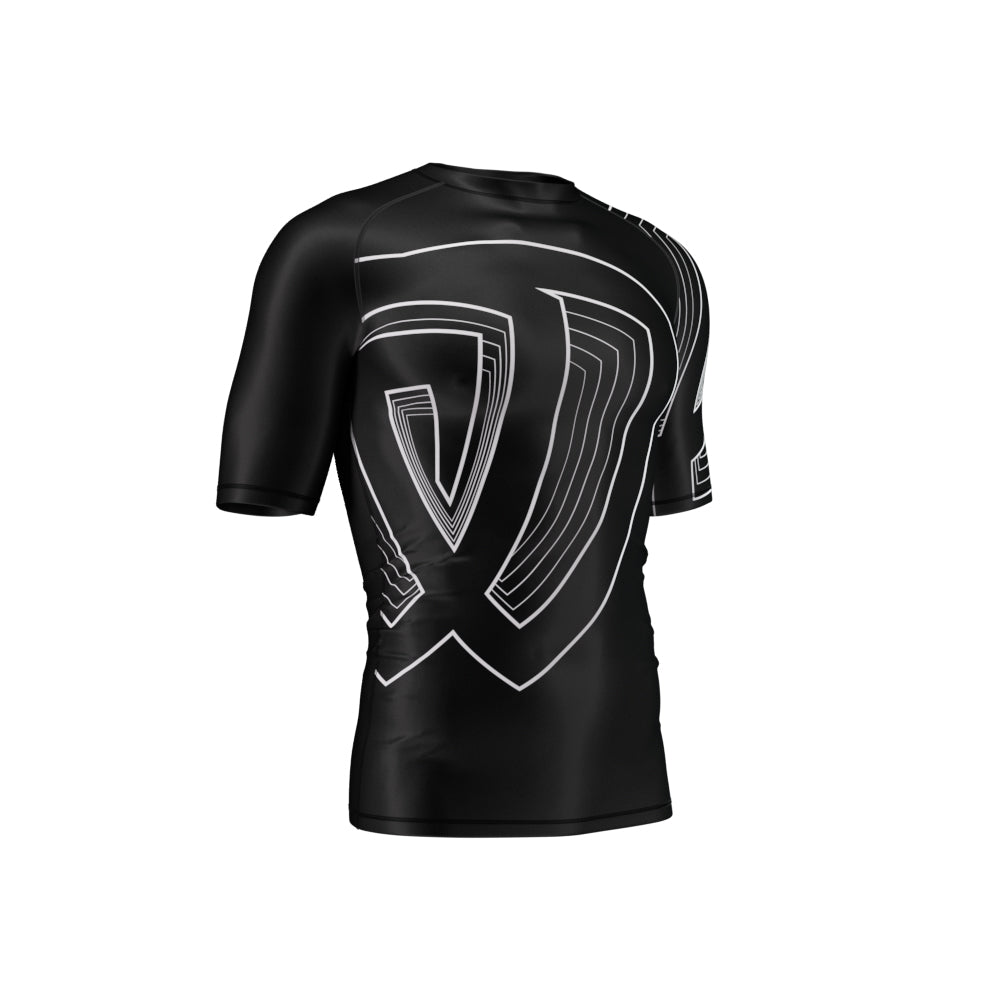 phalanx bjj rash guard for jiu jitsu and mma, perfect for no gi JJ or gi jiujitsu, short sleeve rashguard, wear at Spartan Race, Tough Mudder, Yoga - all athletics!