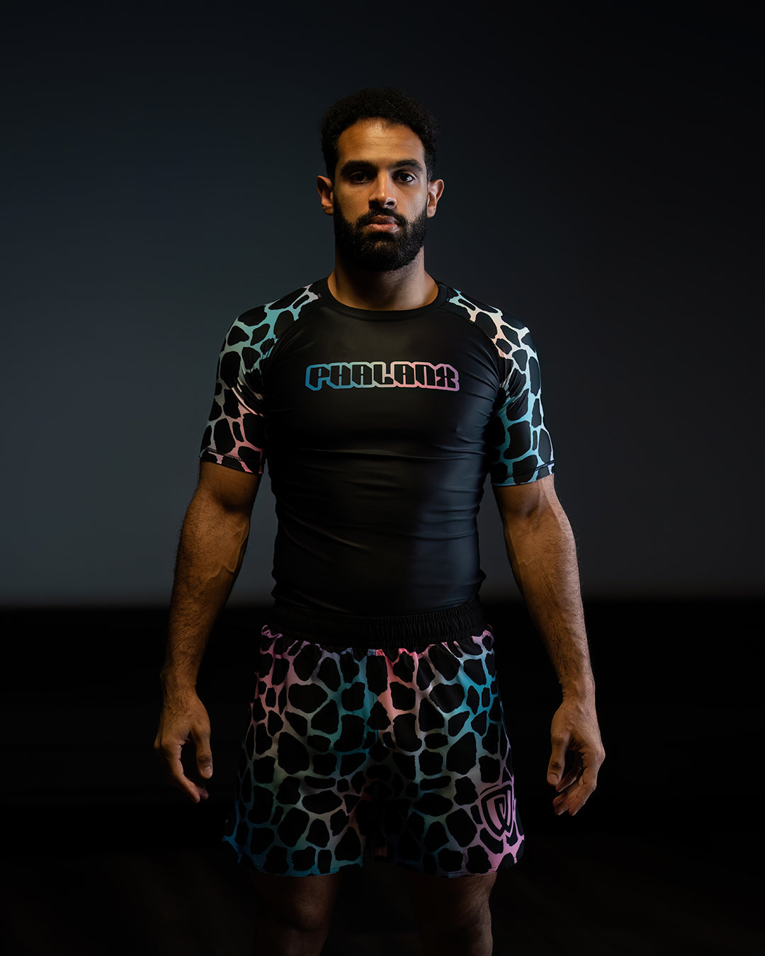 phalanx bjj rash guard for jiu jitsu and mma, perfect for no gi JJ or gi jiujitsu, short sleeve rashguard, wear at Spartan Race, Tough Mudder, Yoga - all athletics!